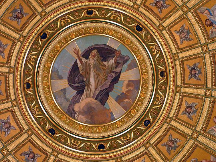 The mosaic of the dome